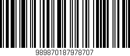Código de barras (EAN, GTIN, SKU, ISBN): '989870187978707'
