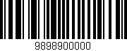 Código de barras (EAN, GTIN, SKU, ISBN): '9898900000'