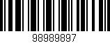 Código de barras (EAN, GTIN, SKU, ISBN): '98989897'
