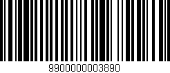 Código de barras (EAN, GTIN, SKU, ISBN): '9900000003890'