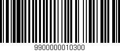 Código de barras (EAN, GTIN, SKU, ISBN): '9900000010300'