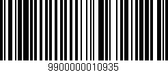 Código de barras (EAN, GTIN, SKU, ISBN): '9900000010935'
