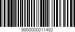 Código de barras (EAN, GTIN, SKU, ISBN): '9900000011482'