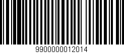 Código de barras (EAN, GTIN, SKU, ISBN): '9900000012014'