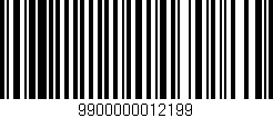 Código de barras (EAN, GTIN, SKU, ISBN): '9900000012199'