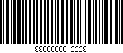 Código de barras (EAN, GTIN, SKU, ISBN): '9900000012229'