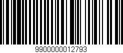 Código de barras (EAN, GTIN, SKU, ISBN): '9900000012793'