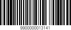 Código de barras (EAN, GTIN, SKU, ISBN): '9900000013141'