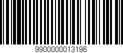 Código de barras (EAN, GTIN, SKU, ISBN): '9900000013196'