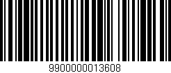 Código de barras (EAN, GTIN, SKU, ISBN): '9900000013608'