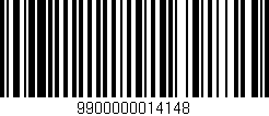 Código de barras (EAN, GTIN, SKU, ISBN): '9900000014148'