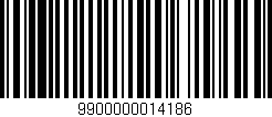 Código de barras (EAN, GTIN, SKU, ISBN): '9900000014186'