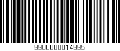 Código de barras (EAN, GTIN, SKU, ISBN): '9900000014995'