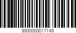 Código de barras (EAN, GTIN, SKU, ISBN): '9900000017149'