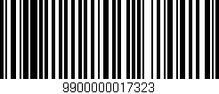 Código de barras (EAN, GTIN, SKU, ISBN): '9900000017323'