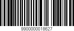 Código de barras (EAN, GTIN, SKU, ISBN): '9900000018627'