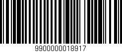Código de barras (EAN, GTIN, SKU, ISBN): '9900000018917'