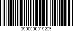 Código de barras (EAN, GTIN, SKU, ISBN): '9900000019235'