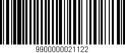 Código de barras (EAN, GTIN, SKU, ISBN): '9900000021122'