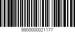 Código de barras (EAN, GTIN, SKU, ISBN): '9900000021177'