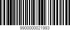 Código de barras (EAN, GTIN, SKU, ISBN): '9900000021993'