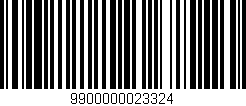 Código de barras (EAN, GTIN, SKU, ISBN): '9900000023324'