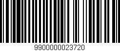 Código de barras (EAN, GTIN, SKU, ISBN): '9900000023720'