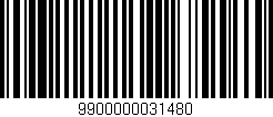 Código de barras (EAN, GTIN, SKU, ISBN): '9900000031480'