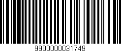 Código de barras (EAN, GTIN, SKU, ISBN): '9900000031749'