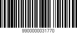 Código de barras (EAN, GTIN, SKU, ISBN): '9900000031770'