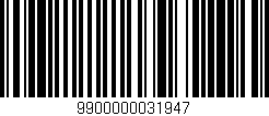 Código de barras (EAN, GTIN, SKU, ISBN): '9900000031947'