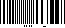 Código de barras (EAN, GTIN, SKU, ISBN): '9900000031954'