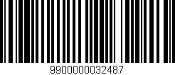 Código de barras (EAN, GTIN, SKU, ISBN): '9900000032487'