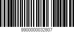 Código de barras (EAN, GTIN, SKU, ISBN): '9900000032807'
