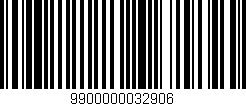 Código de barras (EAN, GTIN, SKU, ISBN): '9900000032906'