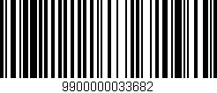 Código de barras (EAN, GTIN, SKU, ISBN): '9900000033682'