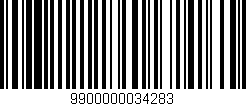 Código de barras (EAN, GTIN, SKU, ISBN): '9900000034283'
