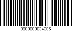 Código de barras (EAN, GTIN, SKU, ISBN): '9900000034306'
