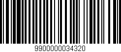 Código de barras (EAN, GTIN, SKU, ISBN): '9900000034320'