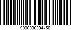 Código de barras (EAN, GTIN, SKU, ISBN): '9900000034450'