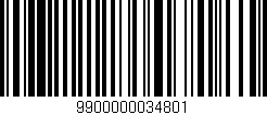 Código de barras (EAN, GTIN, SKU, ISBN): '9900000034801'