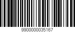 Código de barras (EAN, GTIN, SKU, ISBN): '9900000035167'