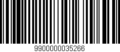 Código de barras (EAN, GTIN, SKU, ISBN): '9900000035266'