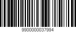 Código de barras (EAN, GTIN, SKU, ISBN): '9900000037994'