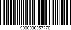 Código de barras (EAN, GTIN, SKU, ISBN): '9900000057770'