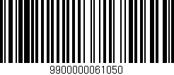 Código de barras (EAN, GTIN, SKU, ISBN): '9900000061050'
