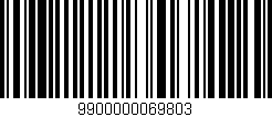 Código de barras (EAN, GTIN, SKU, ISBN): '9900000069803'