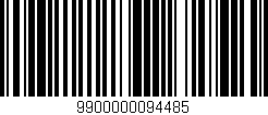 Código de barras (EAN, GTIN, SKU, ISBN): '9900000094485'