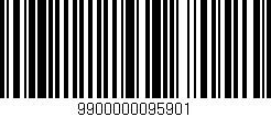 Código de barras (EAN, GTIN, SKU, ISBN): '9900000095901'