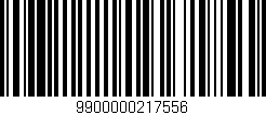 Código de barras (EAN, GTIN, SKU, ISBN): '9900000217556'